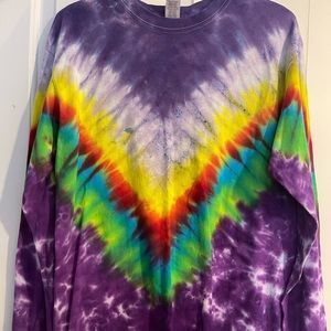 Tye Dye Long Sleeve shirt! Size M